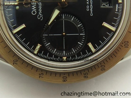 0518 Neat Speedmaster ’57 Co-Axial SS RG OMF 1:1 Best Edition Black Dial On Leather Strap A9300 (Free Leather Strap) 8067
